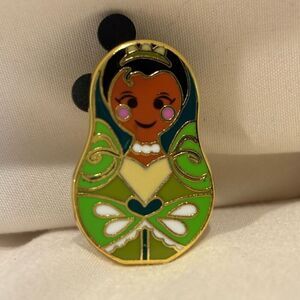 Disney Princess and the Frog Tiana Russian Nesting Doll Collectible Trading Pin